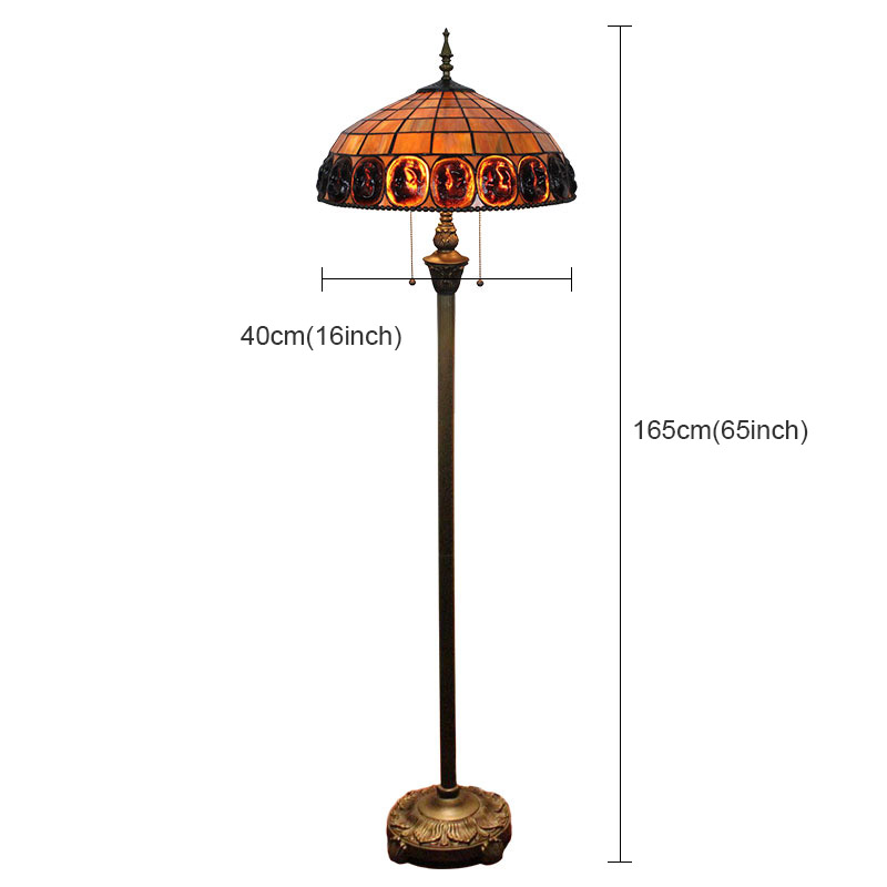 フロアスタンド ステンドグラスランプ フロアランプ 照明器具